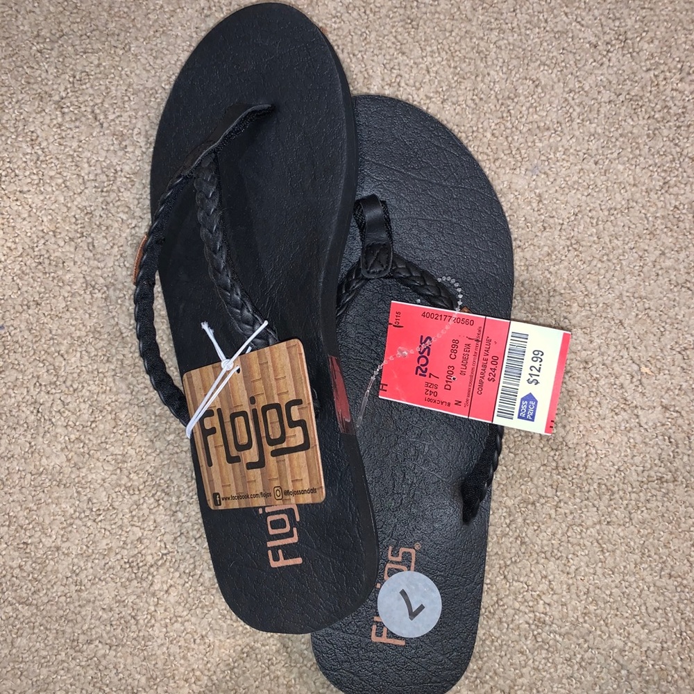 Black Flojos Sandals